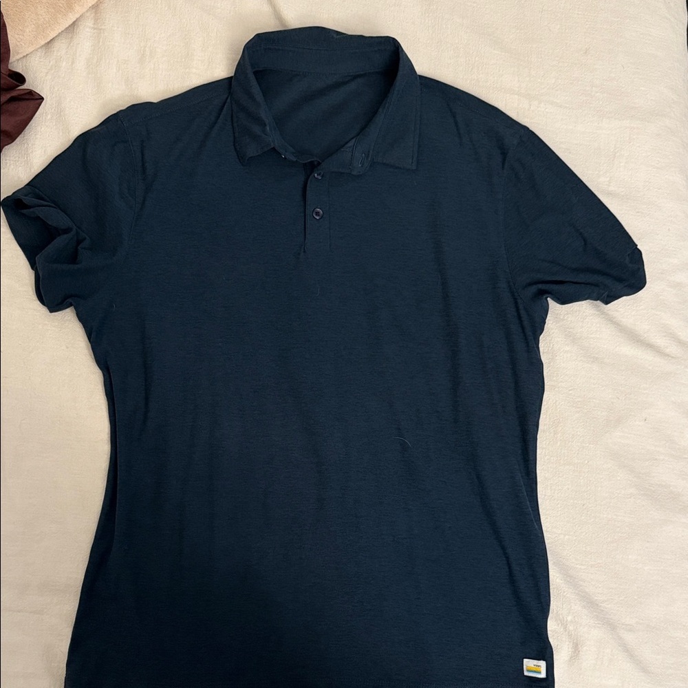 Vuori Strato Men's Navy Blue Polo Shirt